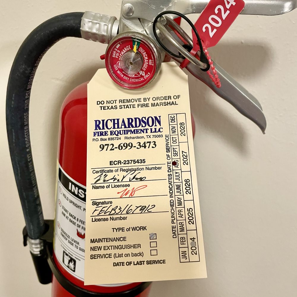 fire extinguisher service dallas