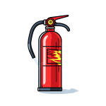 fire extinguisher drawing